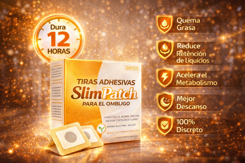 Tiras adhesivas SlimPatch para bajar de peso.