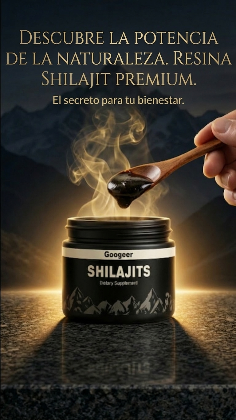 Shilajit 100% puro. Fuente de energía vital del Himalaya