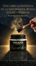 Shilajit 100% puro. Fuente de energía vital del Himalaya