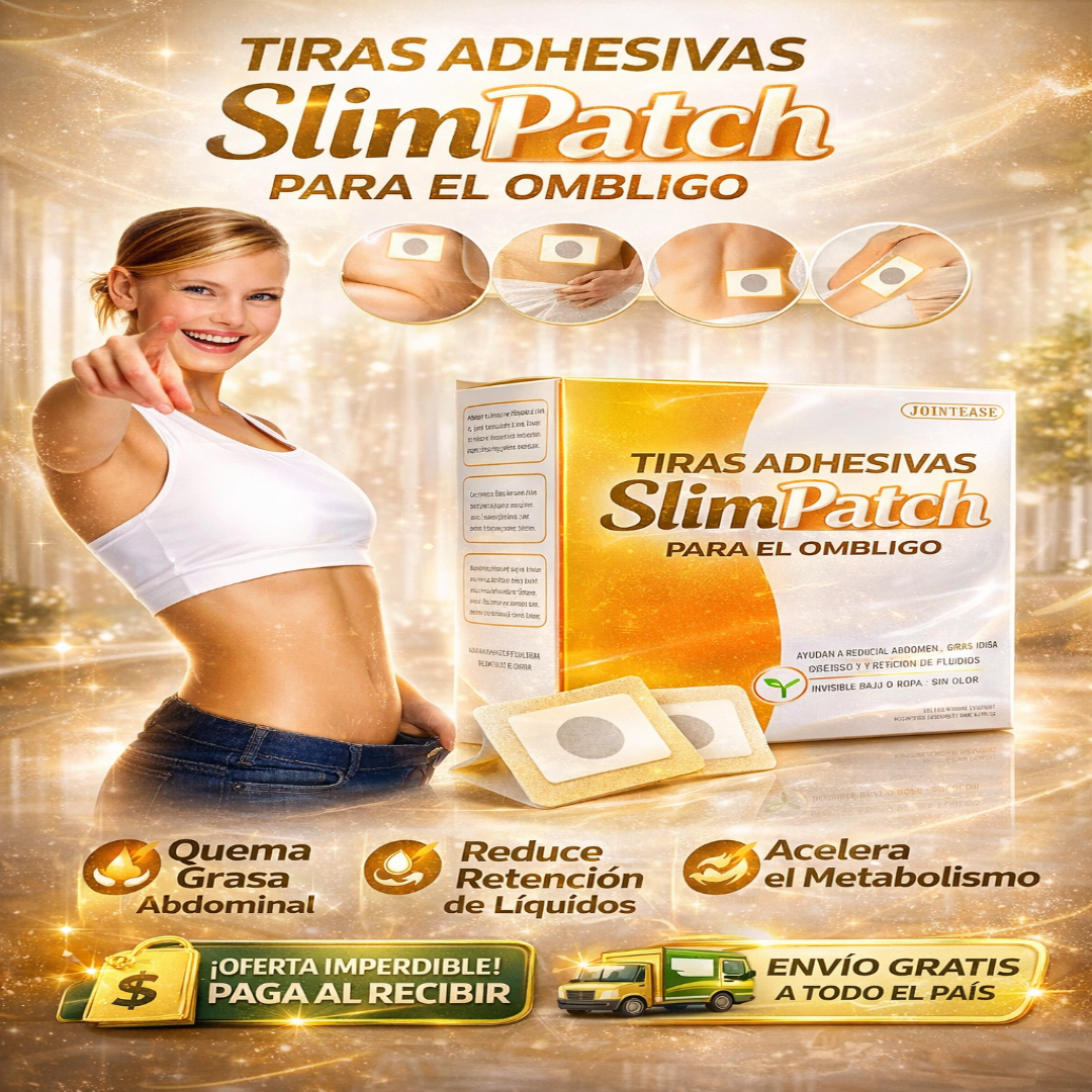 Tiras adhesivas SlimPatch para bajar de peso.